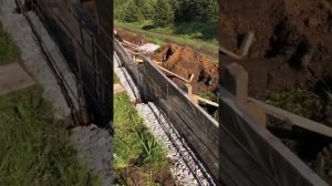 Ленточный фундамент под забор.