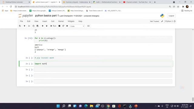 Python part 6 Dictionary and Functions|Python in tamil смотреть онлайн