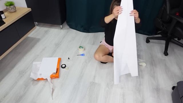 AM CONSTRUIT CEL MAI MARE AVION DE HARTIE ! смотреть онлайн