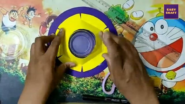 Paper UFO craft making for kids at home | Paper Craft | Diy Craft | Easy Craft | School Project смотреть онлайн