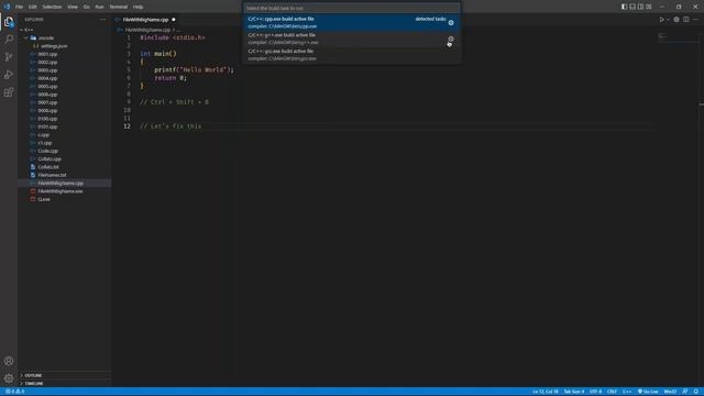 Compile and execute C/C++ file quickly using GCC and VSCode смотреть онлайн