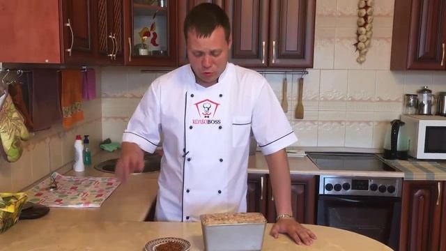Мясной хлеб из остатков фарша на колбасы смотреть онлайн