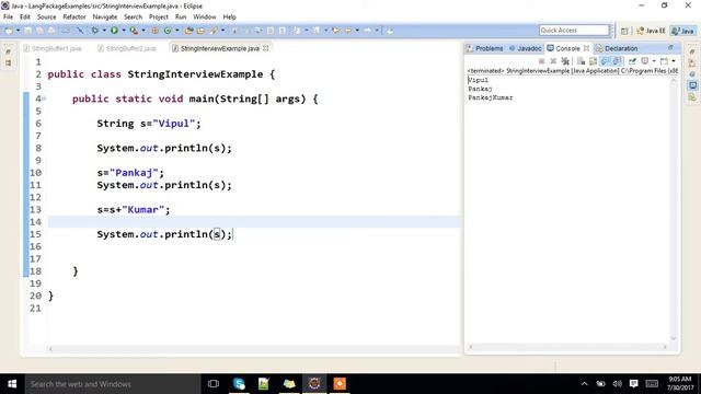 String Interview question using java language. смотреть онлайн