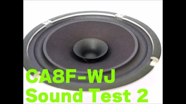 Claret Audio CA8F-WJ Dual Cone Full Range Speaker - Sound Test 2 - полный спектр динамик смотреть онлайн