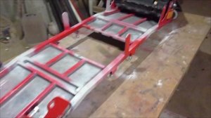 меняем углы атаки и новые опоры со склизами на мотосноуборд.