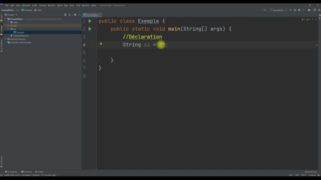 17 Déclaration de String en java смотреть онлайн