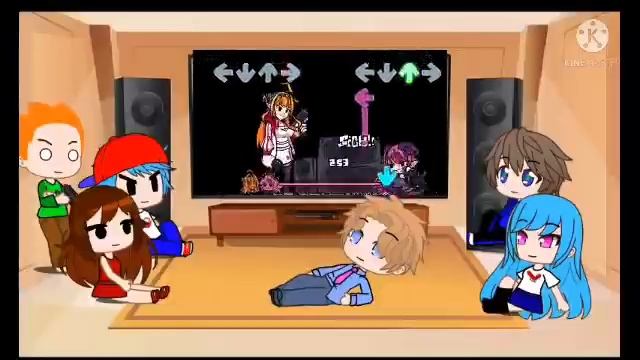 Fnf react to Fnf but everyone sings part 2! (Gacha club) смотреть онлайн