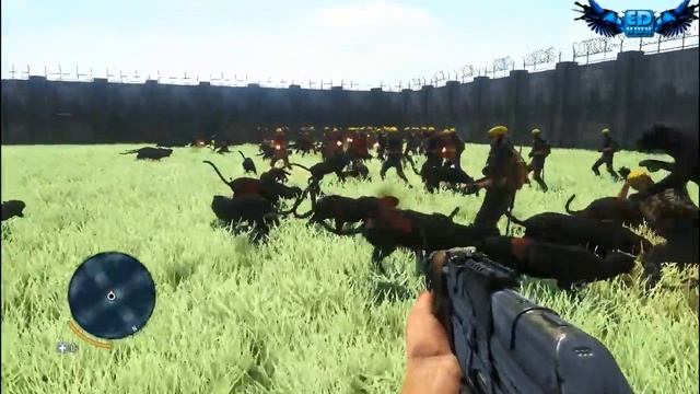 Far Cry 3 100 Panthers VS 100 Pirates Massive Scale Battles смотреть онлайн