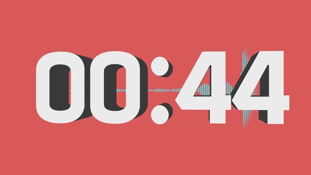 90 Second - 3D Timer - 1:30min Countdown With Music and Alert смотреть онлайн