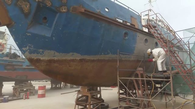 Термообразивная очистка судов от различных загрязнений#очисткасудов#термообразивнаяочистка#цгтн смотреть онлайн