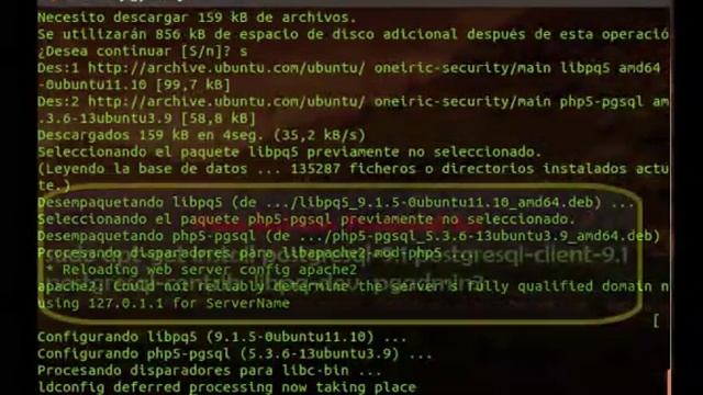 Instalación de Apache2, Php5 y Postgresql en Ubuntu смотреть онлайн