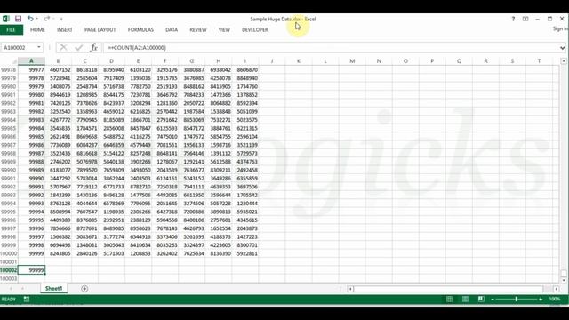 Trick to Open HUGE Data .CSV file into Excel Workbook / How to Import CSV File Into Excel смотреть онлайн