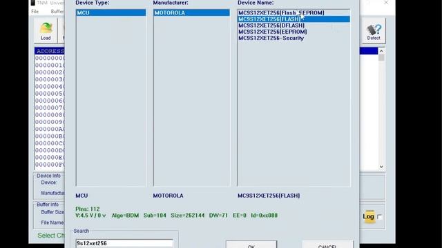 Removing Security Of Motorola / Freescale 9S12 MCUs
