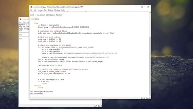 Motion Detection using OpenCV Python | Lucas Kanade Optical Flow смотреть онлайн