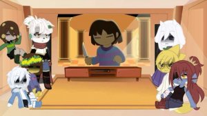 Реакция на андертейл/ Gacha Club