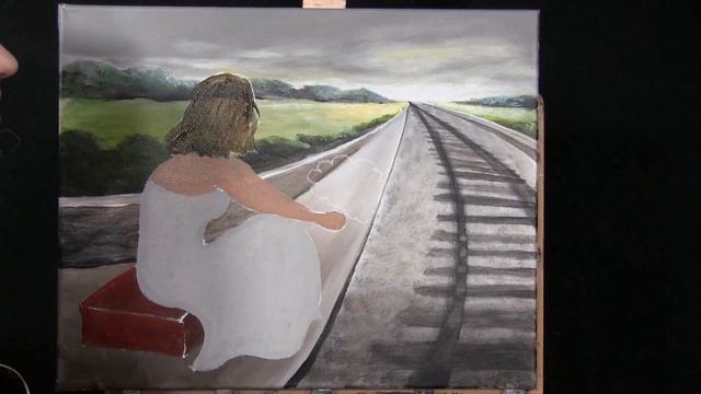 Learn How to Draw and Paint BRIDE TO BE with Acrylics- Time Lapse- Easy Figure Landscape Tutorial смотреть онлайн