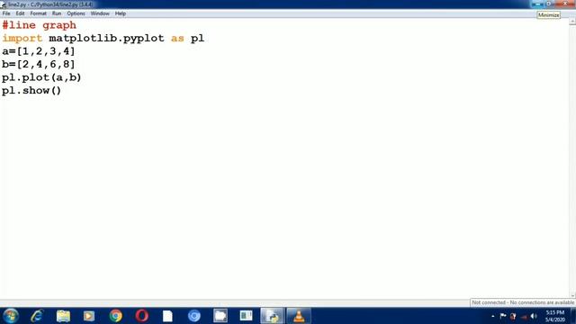 Line Chart Drawing in python. смотреть онлайн