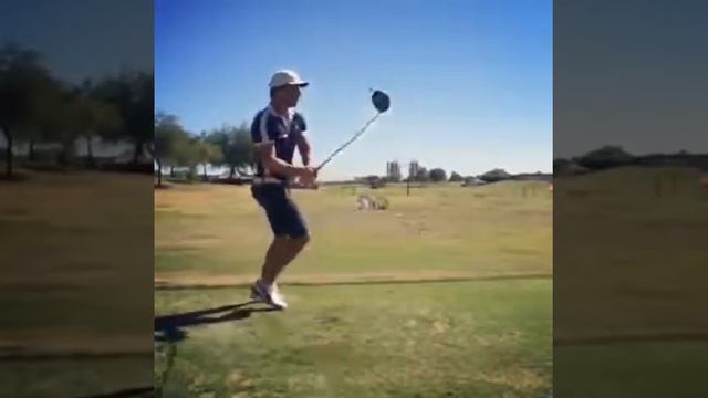CRAZY Golf Rainbow Flick Golf Swing! WOW! смотреть онлайн