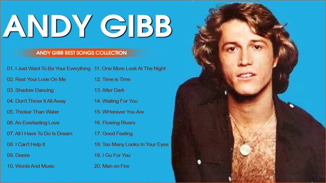 Andy Gibb Best Songs Collection With Lyrics| Andy Gibb Greatest Hits Full Album 2022