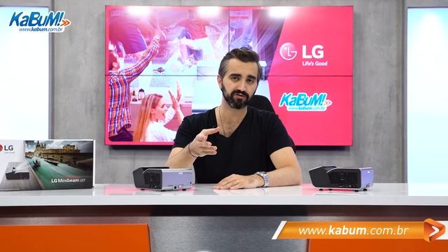 TV, Projetor, Portátil... Esse é O LG Minibeam TV! | KaBuM!