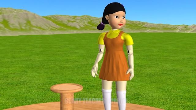 Scary Teacher 3D vs Squid Game Challenge Wooden Pot Collect Water 5 Times Miss T vs 2 Neighbor Win смотреть онлайн