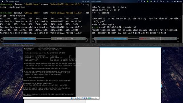 01 Kubernetes master and worker node installation смотреть онлайн