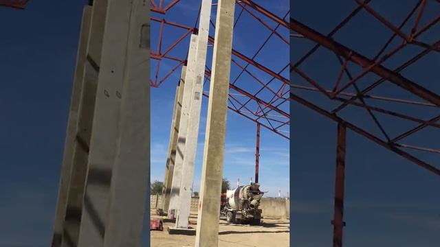 заливка стяжки на крыше с помощью автобетононасоса смотреть онлайн