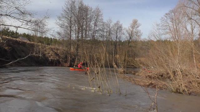 Паводковый сплав по Скниге 8 апреля 2018 (М2-Нижнее Романово) смотреть онлайн