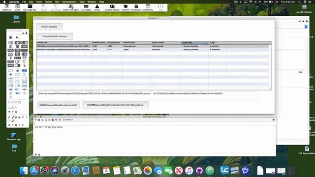 LiveCode Builder HID API смотреть онлайн