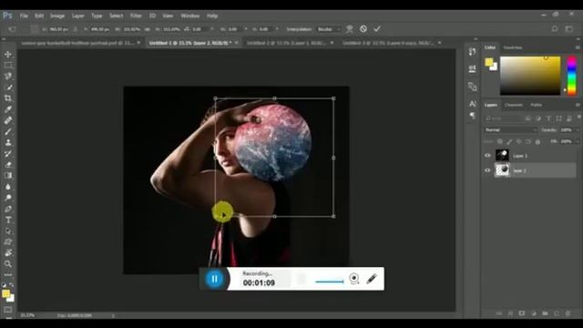 photoshop cc 2017 (64 bit)_how to remove and replace basket ball смотреть онлайн
