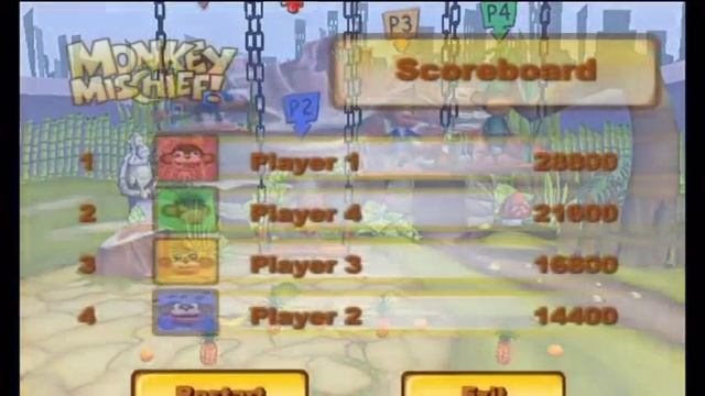 Monkey Mischief Wii Gameplay смотреть онлайн
