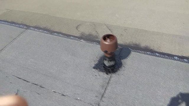 550 м2 Унифлекс ЭКП 1 слой с аэраторами. смотреть онлайн