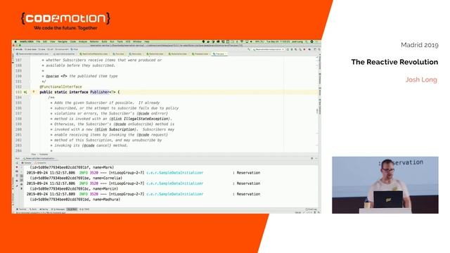 Codemotion Madrid 2019 I The Reactive Revolution смотреть онлайн