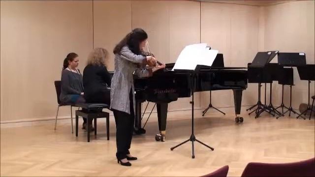 Shostakovich Violin Sonata LOUISE CHISSON & TAMARA ATSCHBA (1) смотреть онлайн
