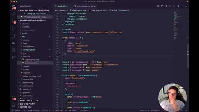 Vue 3 Quasar Supabase - 08 Configurando o Database смотреть онлайн
