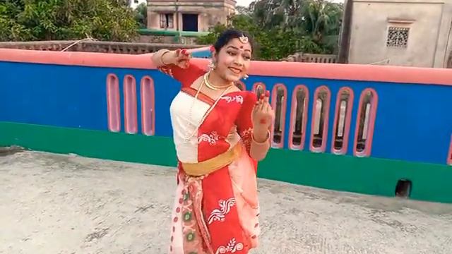 || Amar Onge Onge | Rabindra nritya | Lagnajita Chakraborty | Dance Cover by Camelia Kayal || смотреть онлайн