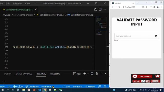 #5 Validate Password Input with React Hook Form v7 - React Micro Project for Beginners смотреть онлайн