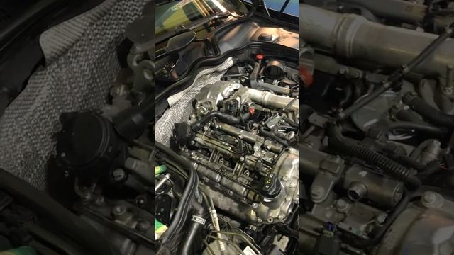 CLS W219. МОТОР.OM642.Запах выхлопных газов в салоне. смотреть онлайн