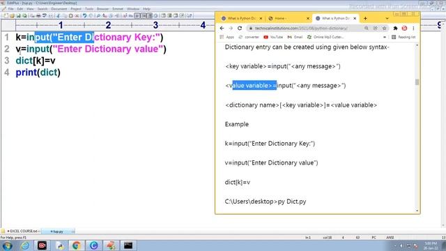 How many ways to create a dictionary in python?Python class- 38 смотреть онлайн