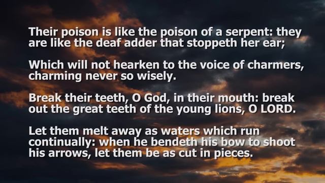 David's Prayers Against the Wicked (Imprecatory Psalms) смотреть онлайн