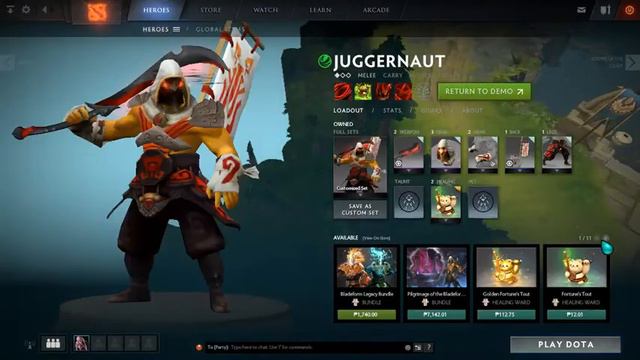 DOTA 2 : Juggernaut Best Mix Cheap Set without Arcana 2019 смотреть онлайн