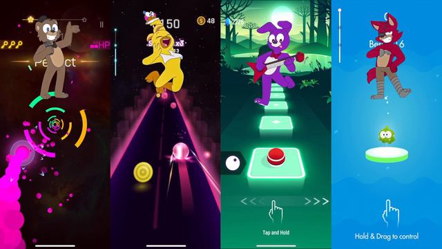 [FNAF] Freddy(SugarCrash Bemax) X Chica(Dance Monkey) X Bonny(2 Phut Hon) X Foxy(Sea Shanty)