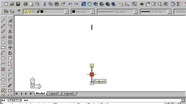 56 AutoCad 2002 Edição Através de Grips смотреть онлайн