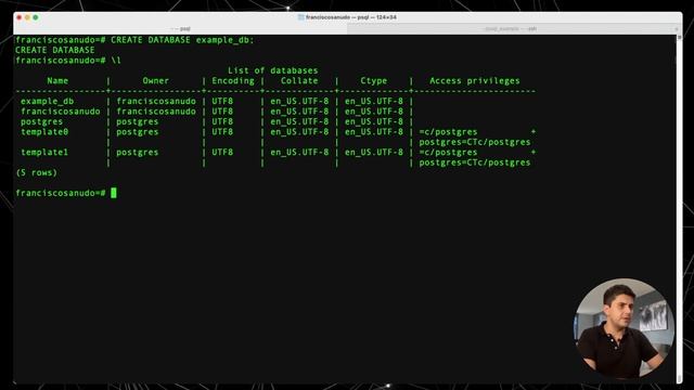 PostgreSQL: How to create a database and a table смотреть онлайн