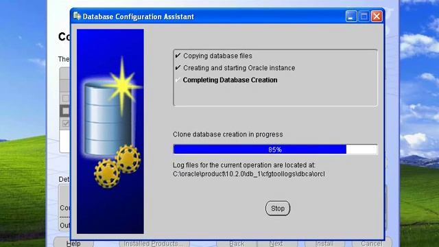Oracle Database 10g R2 Installation on Windows XP SP3 inside VirtualBox 5.0.4 смотреть онлайн