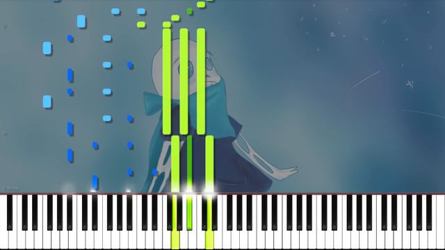Undertale AU // Bonetrousle (Underswap) | LyricWulf Piano Tutorial on Synthesia смотреть онлайн