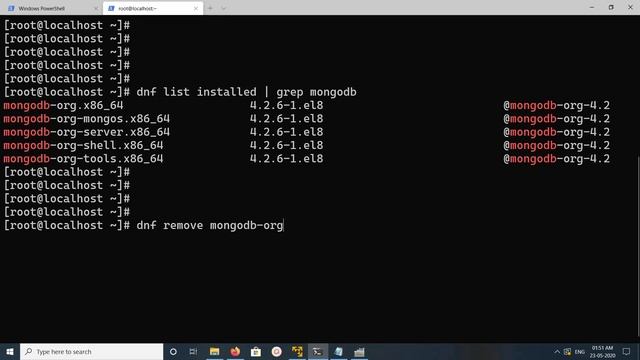 How To Uninstall MongoDB On CentOS 8 RHEL 8
