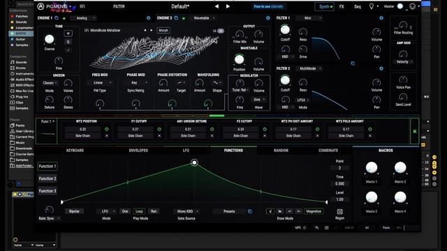 Reese Bass для Arturia Pigments (на русском) смотреть онлайн