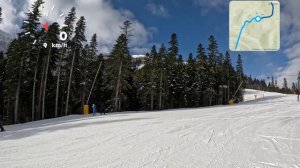 Архыз январь 2024. Трасса  Кассиопея