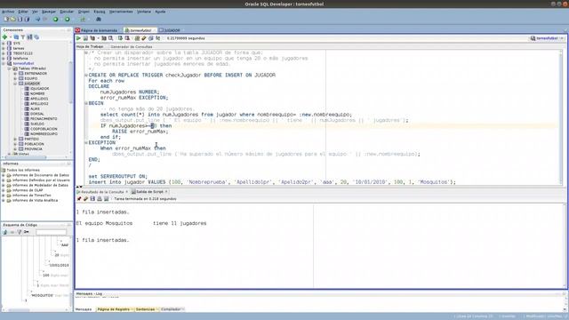PLSQL Oracle - Ejercicio - Parte 6 Trigger/Disparador. Control errores - BD06 смотреть онлайн